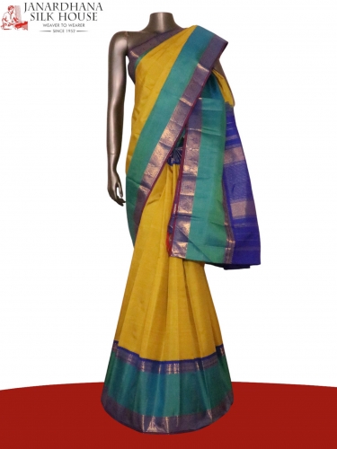 Pure Handloom Kanjeevaram Silk Saree